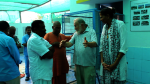 Swami Muktananda of Ananda Ashram in Kerala.