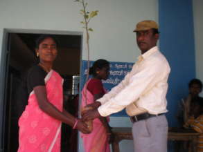 A beneficiary receives  matured sapling
