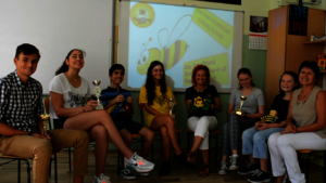 Teachers and distinguished bees from Sliven