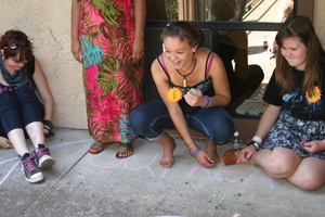 Working together to build new friendships