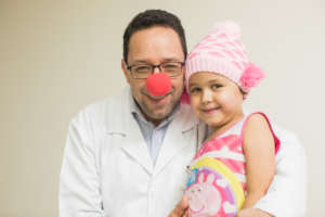 Isabela and her doctor