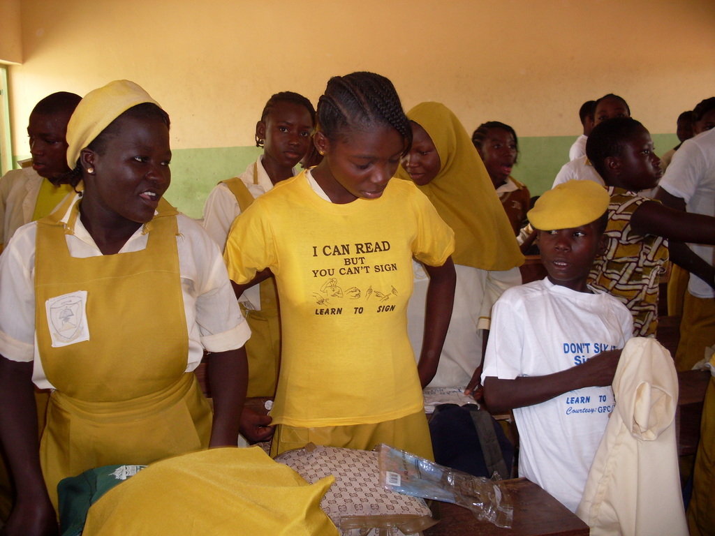 Providing Sign Language to 3000 Nigerian Pupils