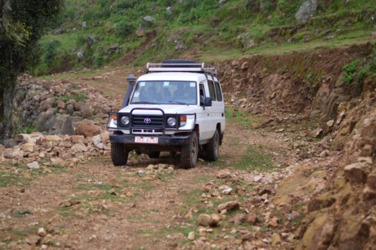 An example of the roads in rural Ethiopia