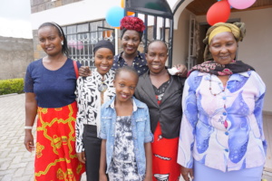 Proud family members joined in the celebrations.