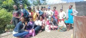 Our students getting ready to go to the wedding