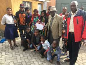 Some of Margaret's proud family members at graduat