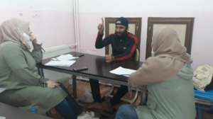 Jasem with Concern staff. Photo: Concern Worldwide