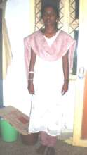 One of tribe girl under studying