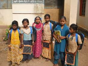 A group of tribe girls supported by us