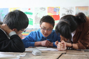 Aaron's students mapped Wanan Village for visitors