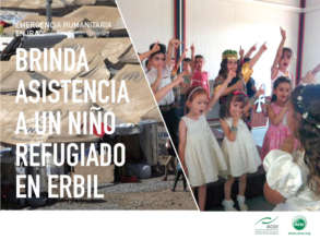 A kindergarten for 130 refugee children in Erbil