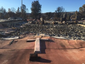 Hidden Valley Structure Destroyed