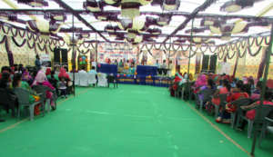 Women participated in the women day program