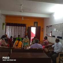 Children during Management Committee Meeting