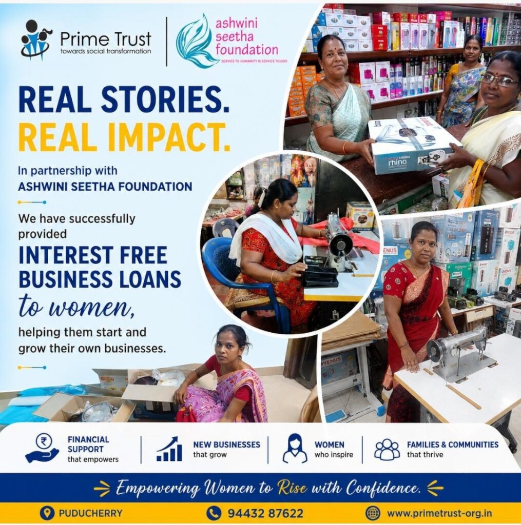 Prime Trust backs women with interest free loans