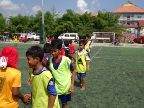 Professional as ever! Shaking hands after the game