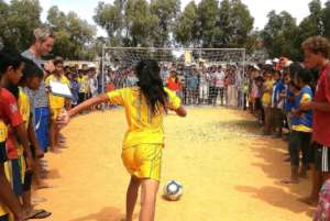 Soccer appeals to everyone in Cambodia
