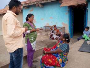 Door to Door visit by Government Teachers