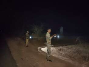 Anti-depredation unit using the torchlights
