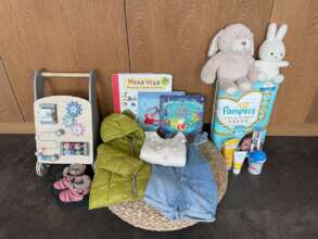 Part of the donation for one girl