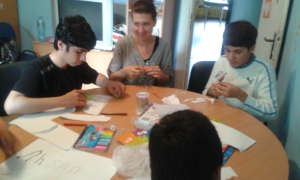 Psycho-social help for children refugees