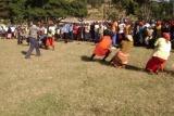 Women Tug of war in a peace event
