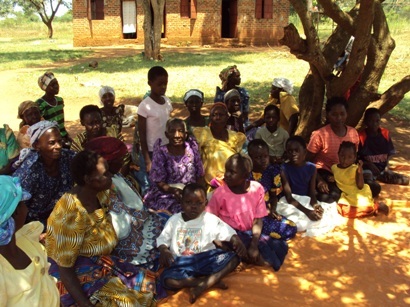In the rural village for training