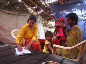 Dr. Purnima Seeing a Patient