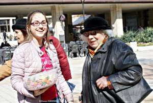 Maya during the campaign in Targovishte