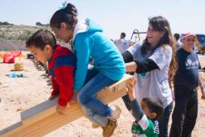 Teeter-totter play!