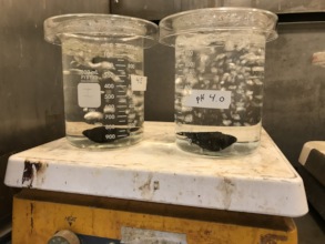 Impact of acidification on iron release from LIF