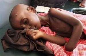 She is not sick but hunger