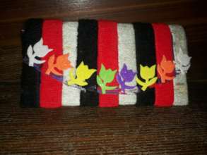 Woolen wallet made by Grade 7 student