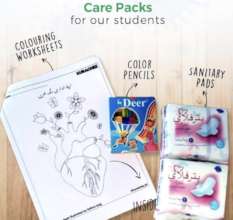 Art supplies, art & activity sheets for students