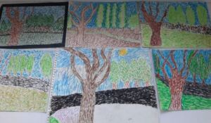 Impressionism work by students