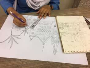 Our Student's Artwork at the Citypedia Event