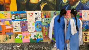 Art room of Khatoon-e-Pakistan