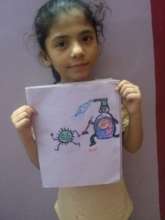 Awareness of safety measures drawn by a student