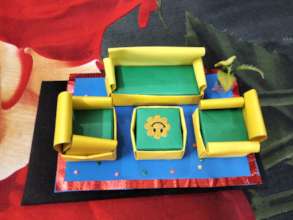 Model room in papercraft - by Grade 7