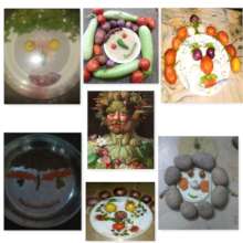 Mannerist interpretation of food as portraits