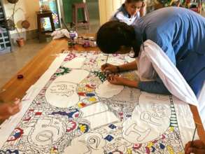 Poster making for an art competition
