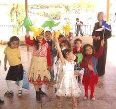 The children have been making Pinwheels for Peace