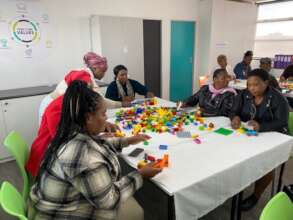 Teachers at a "Learning Through Play" workshop
