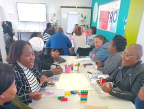 Group discussion at Classroom Management Workshop