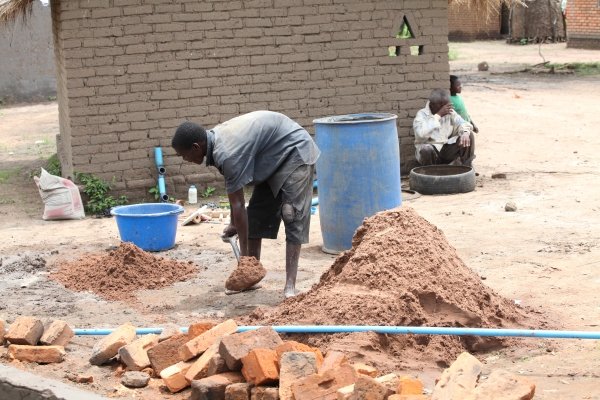 Gathering materials for the water pump