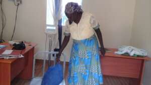 DNRC farmer bringing few kgs of moringa seeds