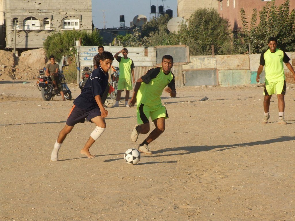 Beam of Light:  Ramadan Soccer Tournament in Rafah
