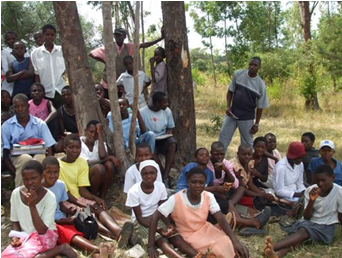 Out of School youth attend rural training sessions in Zimbabwe