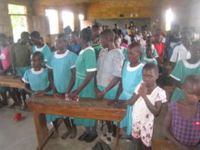 Pupils of Mbute primary school