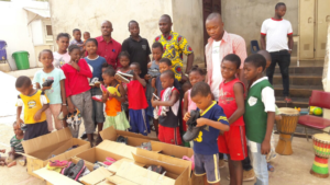 Shoes from Canada Going to Children in Guinea